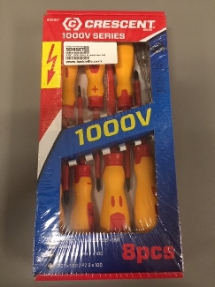 CRESCENT VDE SCREWDRIVER SET 8PC
